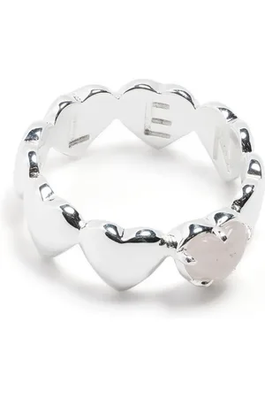 Stolen Girlfriends Club Anillo con motivo de corazón y cuarzo