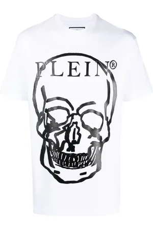 Philipp Plein Playera con motivo Skull