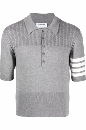 Thom Browne Playera tipo polo con motivo 4-Bar