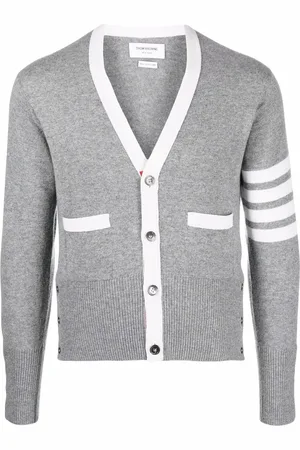 Thom Browne Cárdigan con motivo 4-Bar
