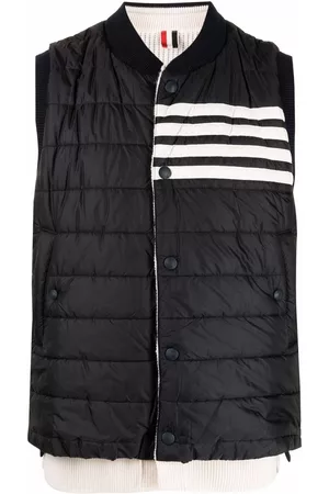 Thom Browne Chaleco capitonado reversible
