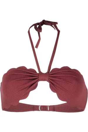 Marysia Top de bikini con cuello halter