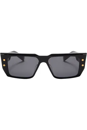 Balmain Lentes de sol con armazón cuadrada y logo