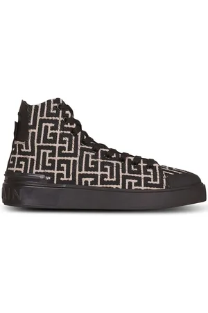 Balmain Tenis altos con monograma