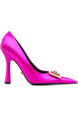 VERSACE Zapatillas Medusa con tacón de 120mm