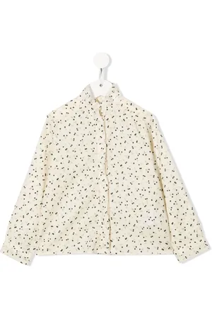 BONPOINT Camisa con monograma y volantes