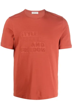 corneliani Playera con logo en relieve