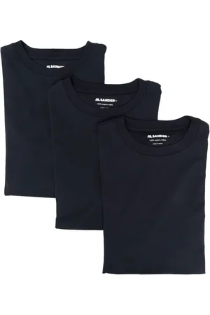Jil Sander Pack de tres playeras con cuello redondo