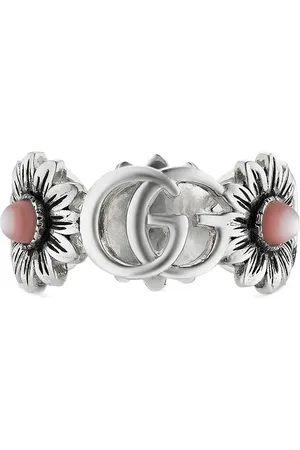 Gucci Anillo GG Marmont en plata de ley