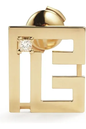 Balmain Arete Labyrinth PB en oro amarillo de 18kt con diamantes