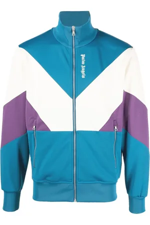 Palm Angels Chamarra deportiva con diseño color block