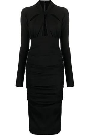 Dolce & Gabbana Vestido drapeado con aberturas