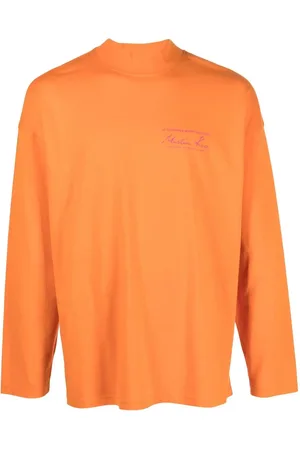 MARTINE ROSE Playera manga larga con logo estampado