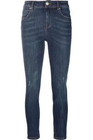 Pinko Skinny jeans Sabrina con efecto envejecido