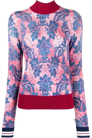 VERSACE Suéter con logo estampado