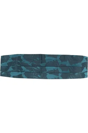 Saint Laurent Cinturón con estampado abstracto 1990
