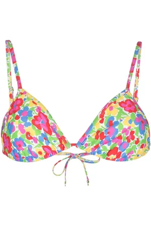 FAITHFULL THE BRAND Top de bikini Izzi con estampado floral