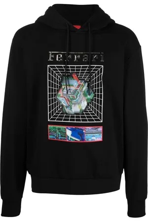 FERRARI Hoodie con estampado gráfico