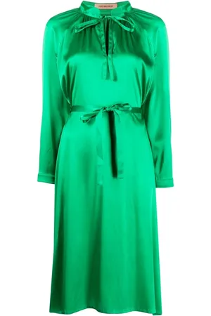 YVES SALOMON Vestido con acabado satinado