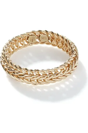 John Hardy Anillo Kami Chain en oro amarillo de 14kt con banda de 4.5mm