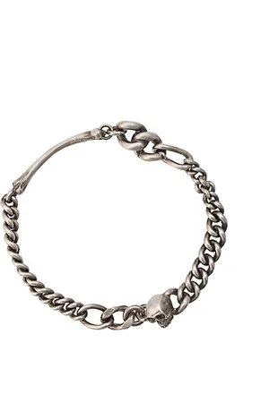 WERKSTATT:MÜNCHEN Skull and bone bracelet