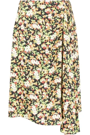 Marni Falda acampanada con estampado floral