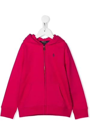 Ralph Lauren Hoodie playera tipo polo Pony con cierre