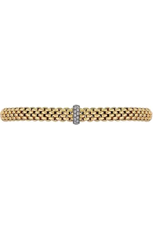 FOPE Pulsera Flexible en oro amarillo de 18kt con diamantes blancos