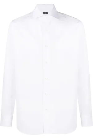 BARBA Camisa con cuello italiano
