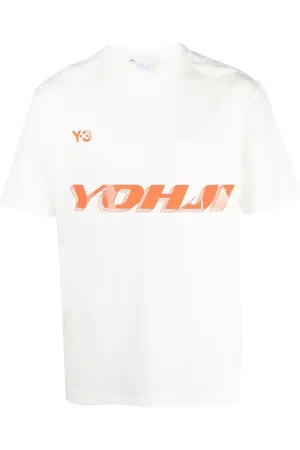 Y-3 Playera con logo estampado
