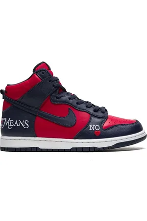 Nike Tenis altos SB Dunk de x Supreme