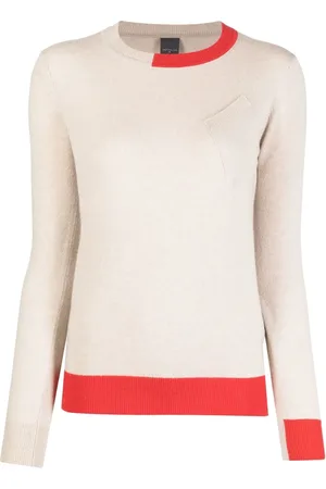 LORENA ANTONIAZZI Suéter tejido con diseño color block