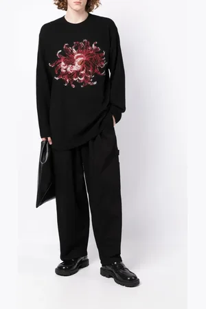 YOHJI YAMAMOTO Suéter con estampado floral