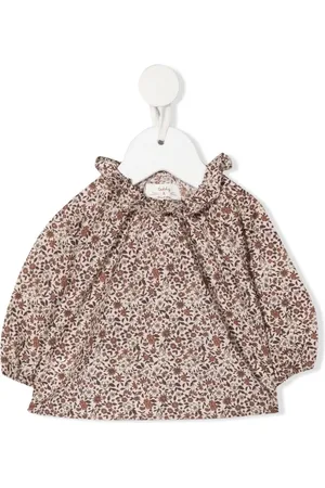 TEDDY & MINOU Blusa con volantes y estampado floral