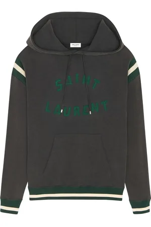 Saint Laurent Hoodie con parche del logo