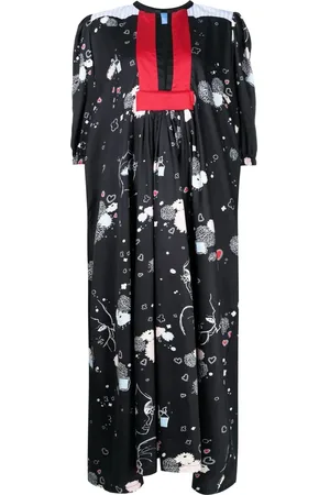 Macgraw Vestido Betty midi estampado