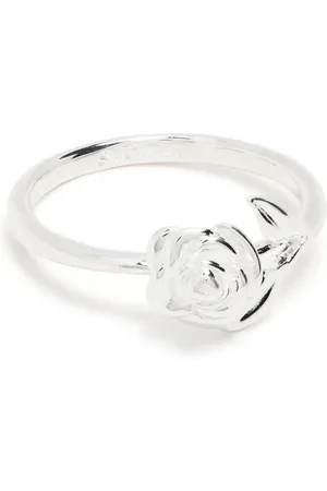 Stolen Girlfriends Club Anillo Stem Rose en plata de ley