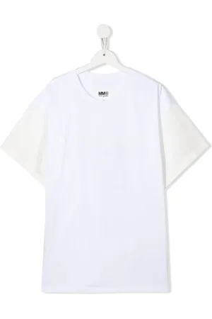 Maison Margiela Playera con diseño de dos tonos