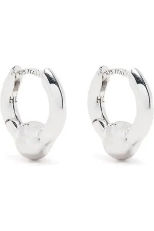 Hatton Labs Arracadas huggie con detalle de esfera
