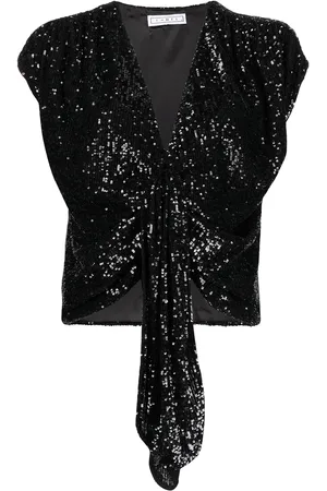 In the Mood for Love Blusa con detalle de nudo