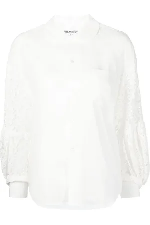 Comme des Garçons Blusa con mangas de encaje