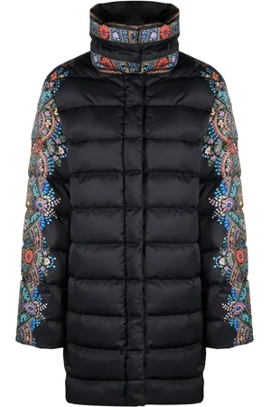 Etro Abrigo capitonado con estampado floral