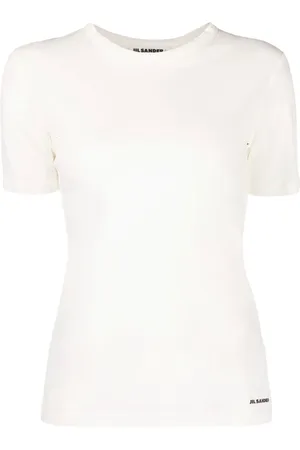 Jil Sander Playera con cuello redondo