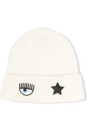 Chiara Ferragni Gorro tejido con parche Wink