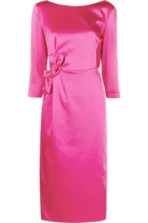 P.A.R.O.S.H. Vestido midi Alix con detalle de moño