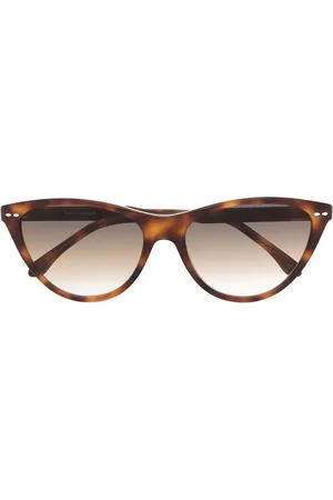 Isabel Marant Lentes de sol con armazón cat eye estilo carey