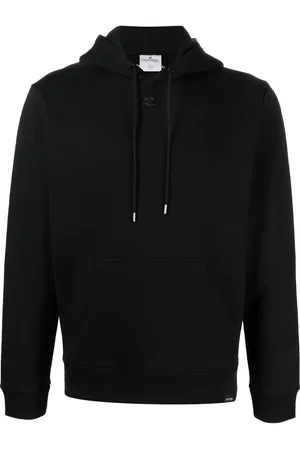 Courrèges Hoodie con parche del logo