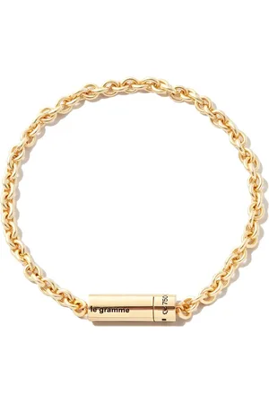 Le Gramme Pulsera de eslabones pulidos en oro amarillo de 18kt de 15gr