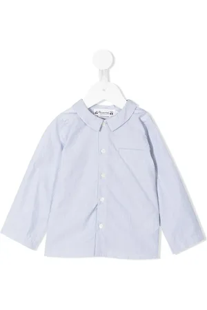 BONPOINT Camisa con motivo de rayas verticales