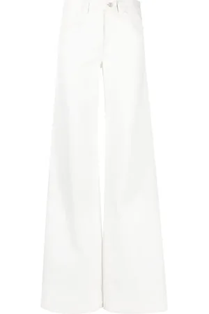 Courrèges Pantalones de sarga estilo baggy